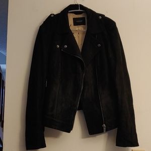 Maison Scotch goat suede